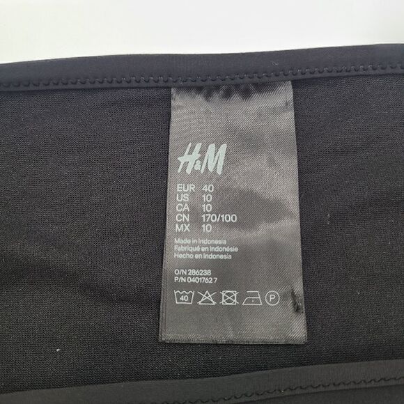 H&M Black Rippled Bikini Bottoms - Picture 3 of 4